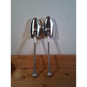 Retro Vic-Tree Shoe Trees Size Shoe Stretchers, Made in England Metal ~11"